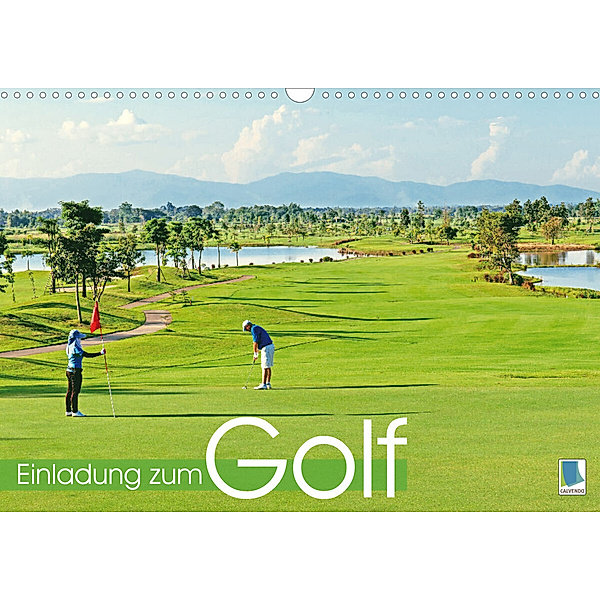 Einladung zum Golf (Wandkalender 2023 DIN A3 quer), Calvendo