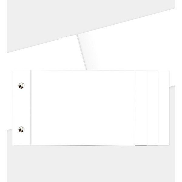 Einladungskarte Blanko Design, Booklet (210 x 100mm)