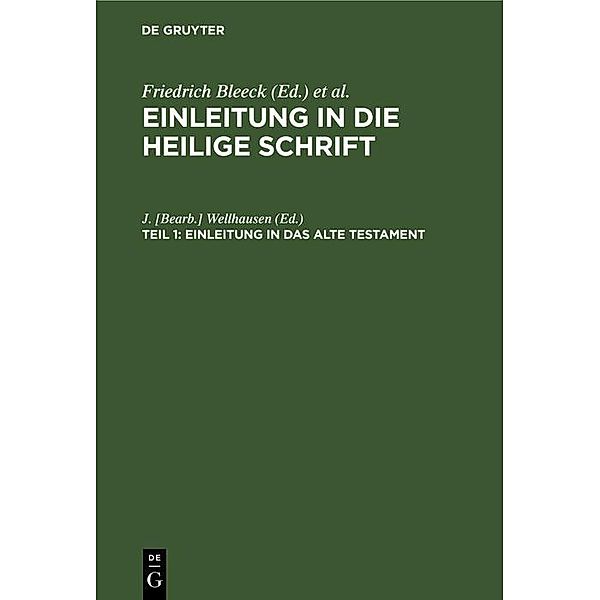 Einleitung in das Alte Testament