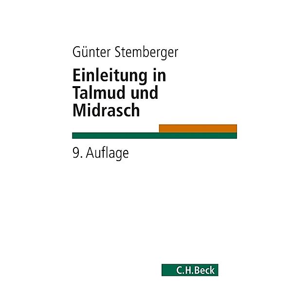 Einleitung in Talmud und Midrasch, Günter Stemberger