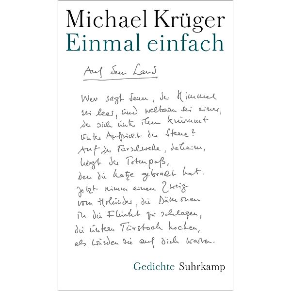 Einmal einfach, Michael Krüger