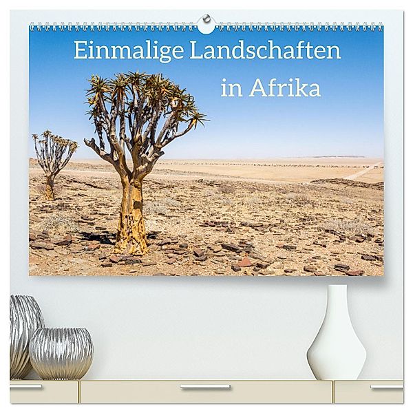 Einmalige Landschaften in Afrika (hochwertiger Premium Wandkalender 2025 DIN A2 quer), Kunstdruck in Hochglanz, Calvendo, Christiane Kulisch