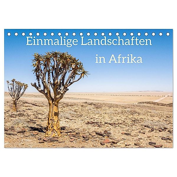 Einmalige Landschaften in Afrika (Tischkalender 2025 DIN A5 quer), CALVENDO Monatskalender, Calvendo, Christiane Kulisch