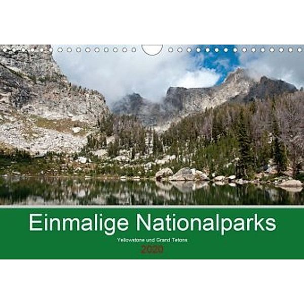 Einmalige Nationalparks - Yellowstone und Grand Tetons (Wandkalender 2020 DIN A4 quer), Borg Enders