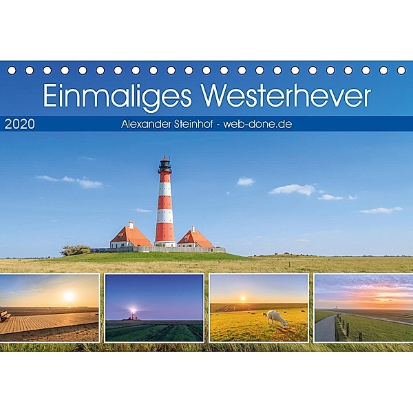 Einmaliges Westerhever (Tischkalender 2020 DIN A5 quer), Alexander Steinhof