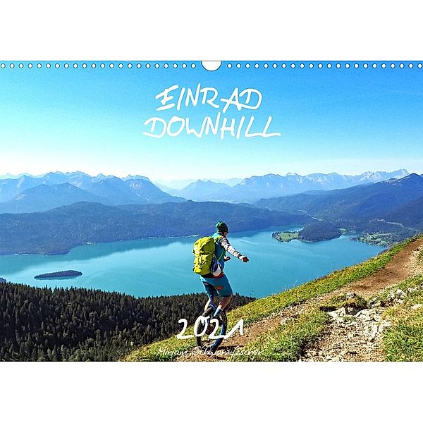 Einrad Downhill (Wandkalender 2023 DIN A3 quer), Fotografin Miriam Schwarzfischer