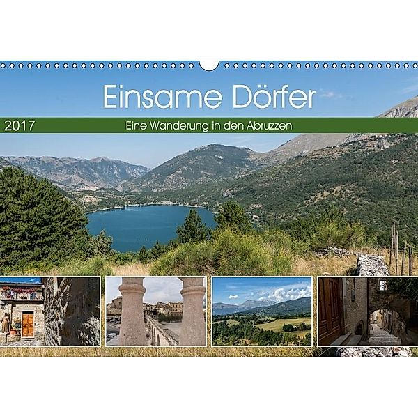 Einsame Dörfer - Eine Wanderung in den Abruzzen (Wandkalender 2017 DIN A3 quer), Marisa Jorda Motzkau