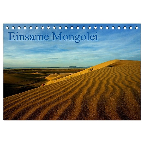 Einsame Mongolei (Tischkalender 2024 DIN A5 quer), CALVENDO Monatskalender, Thomas Wechsler