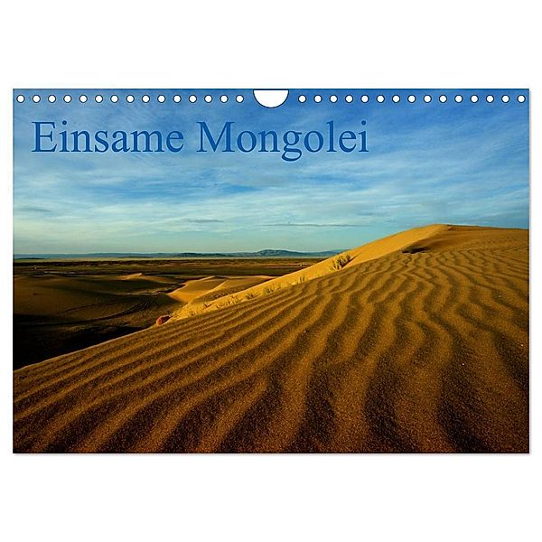 Einsame Mongolei (Wandkalender 2024 DIN A4 quer), CALVENDO Monatskalender, Thomas Wechsler