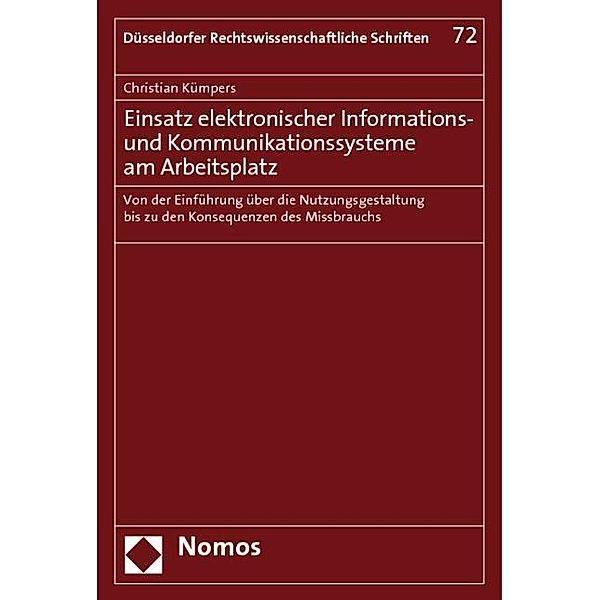 Einsatz elektronischer Informations- und Kommunikationssysteme am Arbeitsplatz, Christian Kümpers