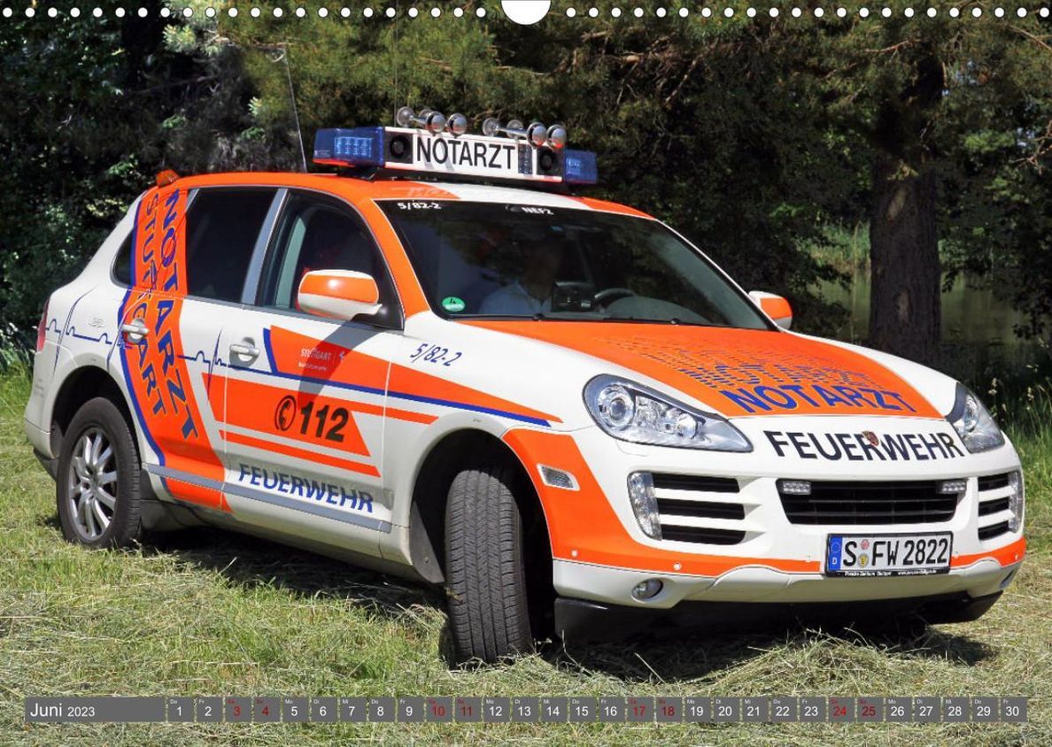 Einsatzfahrzeuge der Feuerwehr Stuttgart Wandkalender 2023 DIN A3 quer -  Kalender bestellen