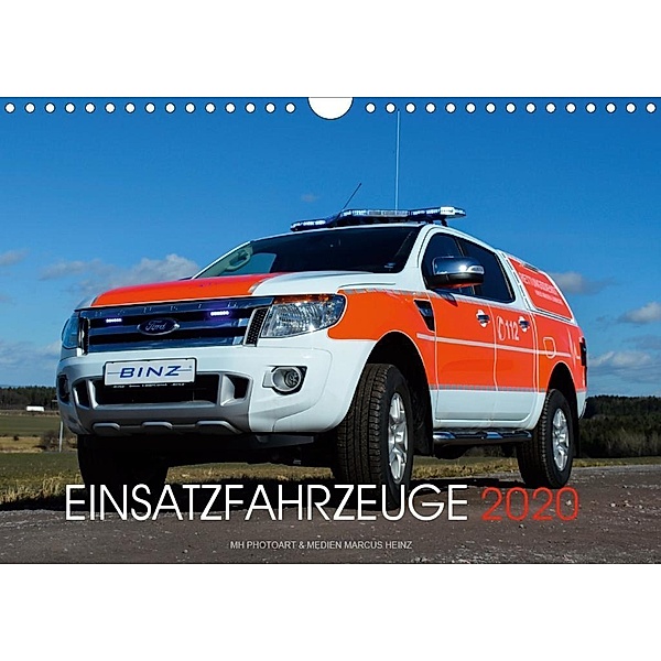 Einsatzfahrzeuge (Wandkalender 2020 DIN A4 quer), Marcus Heinz