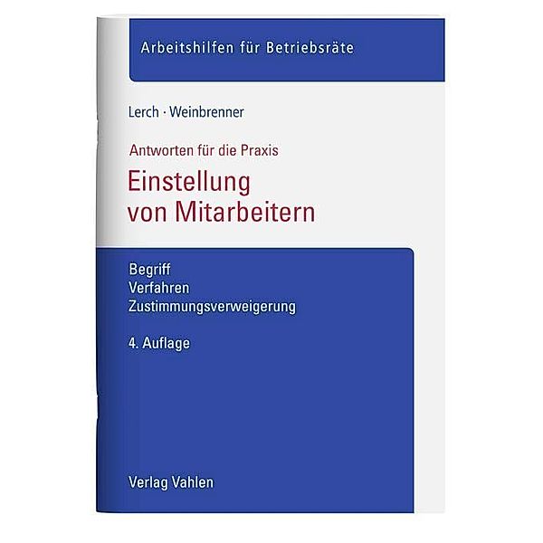 Einstellung von Mitarbeitern, Sascha Lerch, Lars Weinbrenner