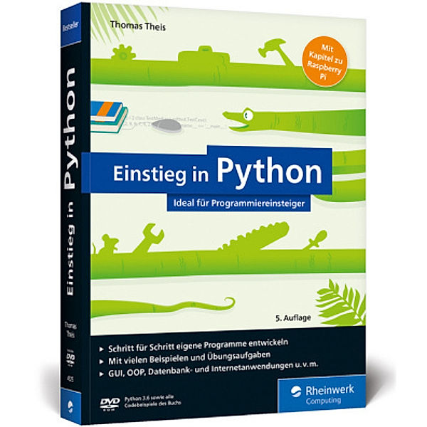 Einstieg in Python, m. DVD-ROM, Thomas Theis