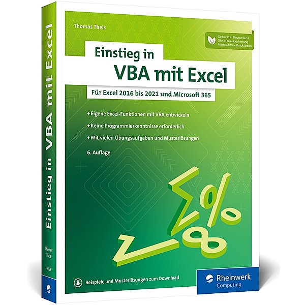 Einstieg in VBA mit Excel, Thomas Theis