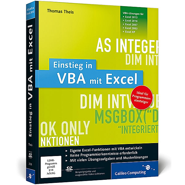 Einstieg in VBA mit Excel, m. CD-ROM, Thomas Theis
