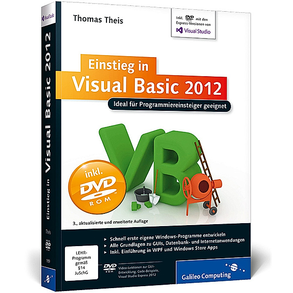 Einstieg in Visual Basic 2012, m. DVD-ROM, Thomas Theis