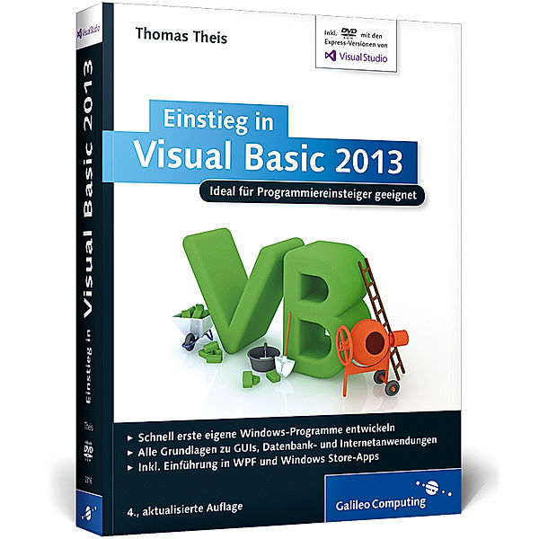 Einstieg in Visual Basic 2013, m. DVD-ROM, Thomas Theis