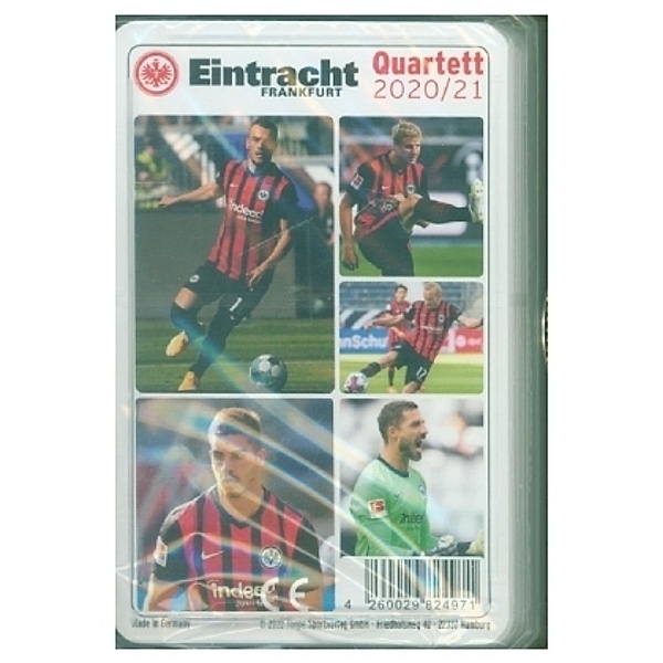 Eintracht Frankfurt Quartett 2020/21 (Kartenspiel)