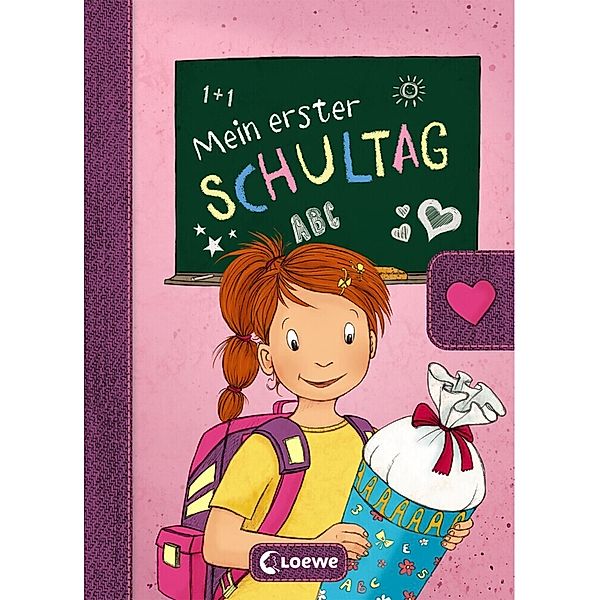 Eintragbücher / Mein erster Schultag (Mädchen)