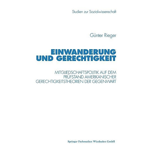 Einwanderung und Gerechtigkeit, Günter Rieger