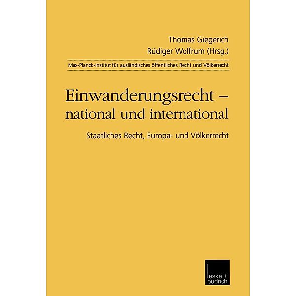 Einwanderungsrecht - national und international