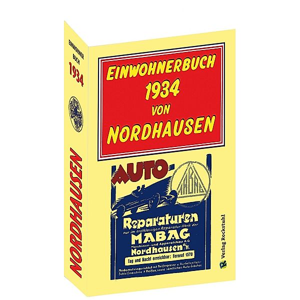 Einwohnerbuch 1934 von NORDHAUSEN Stadt