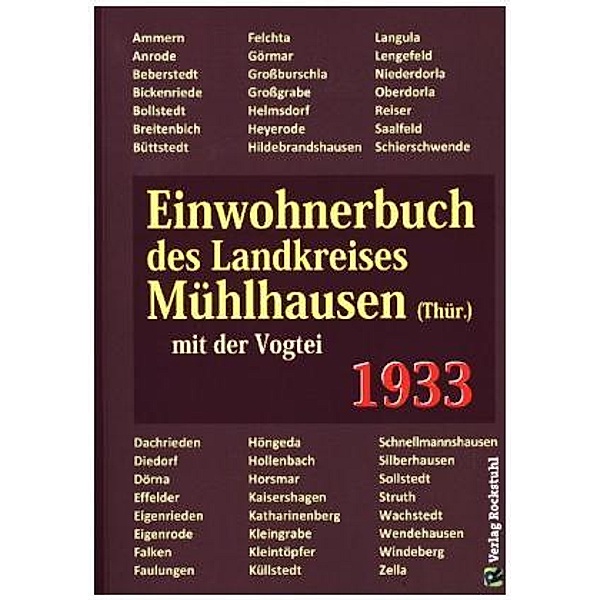 Einwohnerbuch des Landkreises Mühlhausen (Thür.) mit der Vogtei 1933