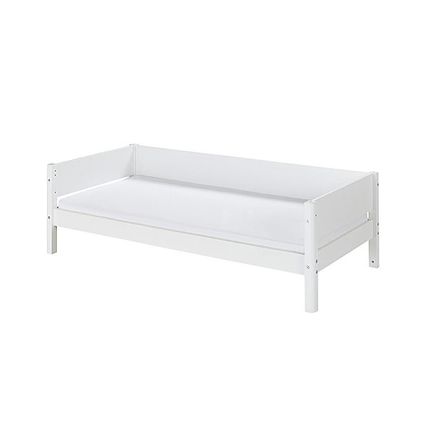 FLEXA Einzelbett WHITE II 90 x 190 cm (Farbe: weiß)