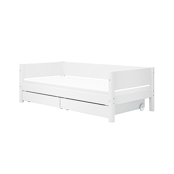 FLEXA Einzelbett WHITE V 90 x 200 cm (Farbe: weiß)