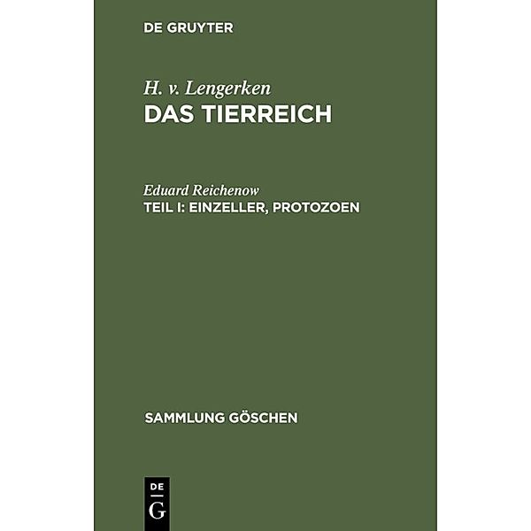 Einzeller, Protozoen, Eduard Reichenow