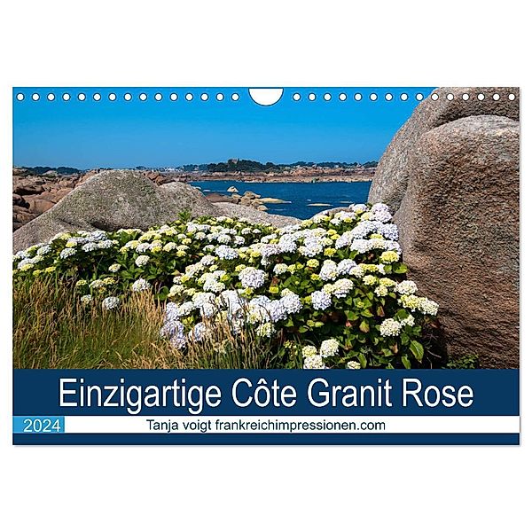 Einzigartige Côte Granit Rose (Wandkalender 2024 DIN A4 quer), CALVENDO Monatskalender, Tanja Voigt