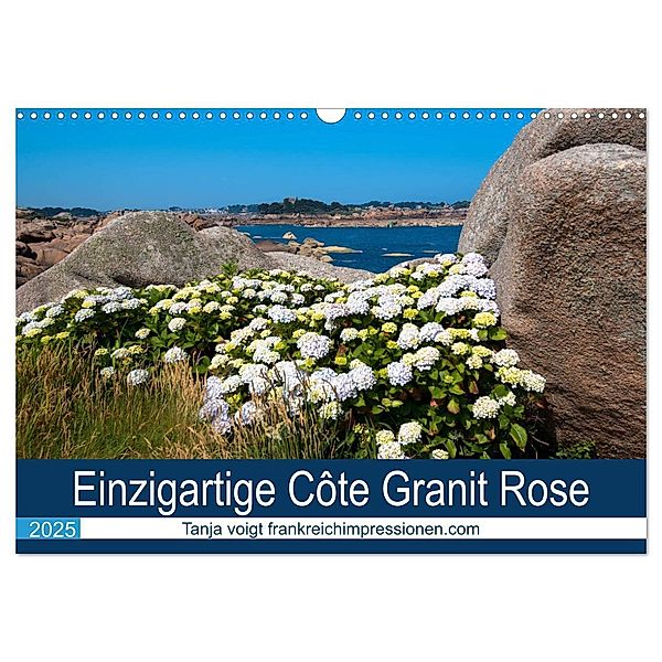 Einzigartige Côte Granit Rose (Wandkalender 2025 DIN A3 quer), CALVENDO Monatskalender, Calvendo, Tanja Voigt