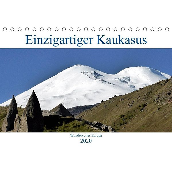 Einzigartiger Kaukasus (Tischkalender 2020 DIN A5 quer)