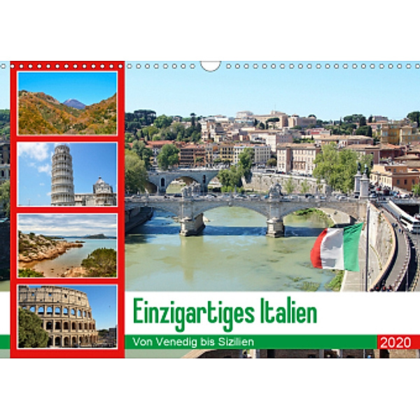 Einzigartiges Italien (Wandkalender 2020 DIN A3 quer), Jakob Otto