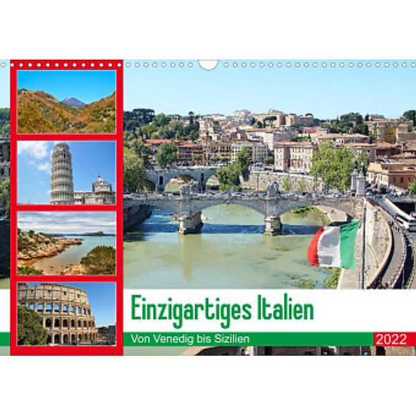 Einzigartiges Italien (Wandkalender 2022 DIN A3 quer), Jakob Otto