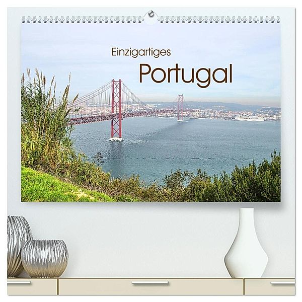 Einzigartiges Portugal (hochwertiger Premium Wandkalender 2024 DIN A2 quer), Kunstdruck in Hochglanz, Jakob Otto