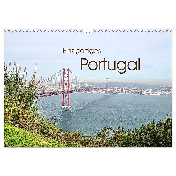 Einzigartiges Portugal (Wandkalender 2024 DIN A3 quer), CALVENDO Monatskalender, Jakob Otto