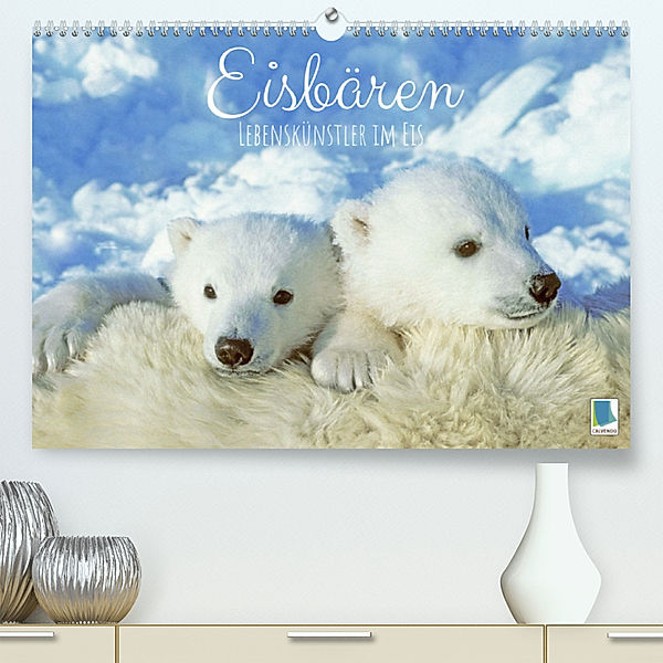 Eisbären: Lebenskünstler im Eis (Premium, hochwertiger DIN A2 Wandkalender 2023, Kunstdruck in Hochglanz), Calvendo