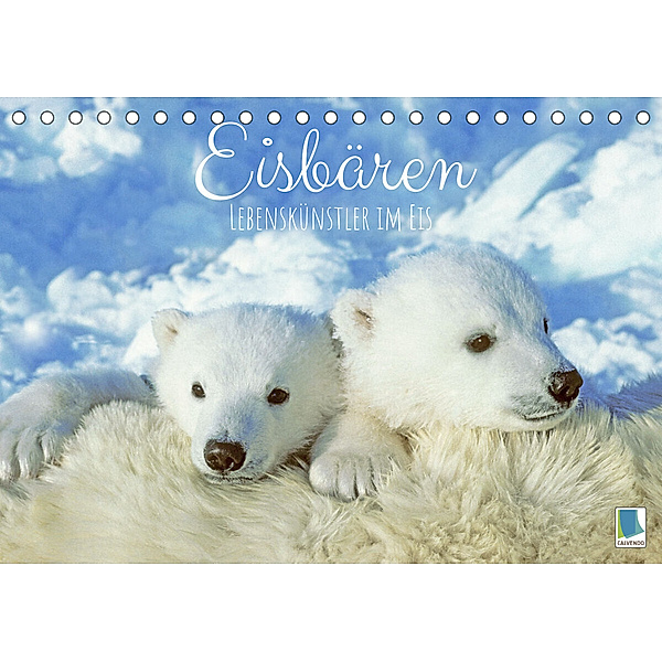 Eisbären: Lebenskünstler im Eis (Tischkalender 2023 DIN A5 quer), Calvendo