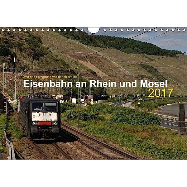 Eisenbahn an Rhein und Mosel 2017 (Wandkalender 2017 DIN A4 quer), Stefan Jeske