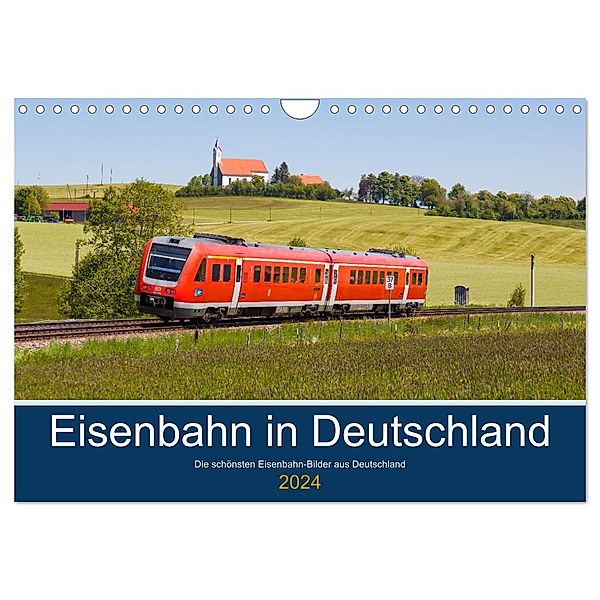 Eisenbahn in Deutschland (Wandkalender 2024 DIN A4 quer), CALVENDO Monatskalender, Markus Mainka