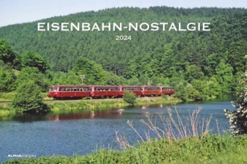 EisenbahnNostalgie 2024 Bildkalender 49,5x33 cm Technikkalender