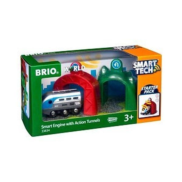 Brio Eisenbahn-Set SMART TECH – ACTIONTUNNEL 3-teilig in bunt, BRIO®