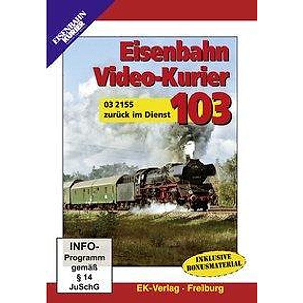 Eisenbahn Video-Kurier 103, 1 DVD