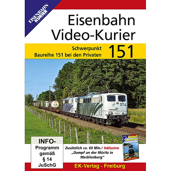 Eisenbahn Video-Kurier 151,DVD-Video