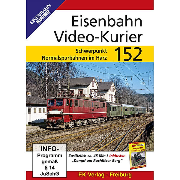 Eisenbahn Video-Kurier.Tl.152,DVD-Video