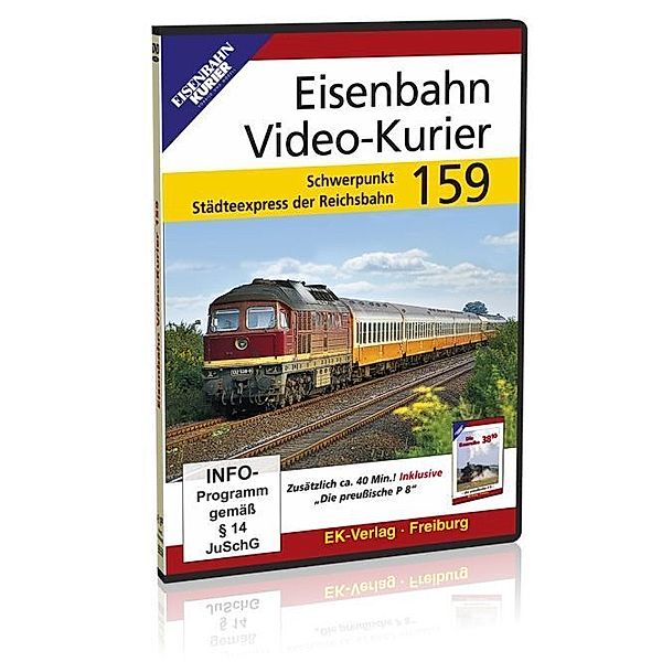Eisenbahn Video-Kurier.Vol.159,1 DVD