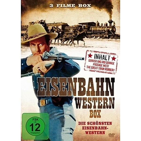 Eisenbahn Western Box, Edmond O'Brien, Sterling Hayden, Dean Jagger