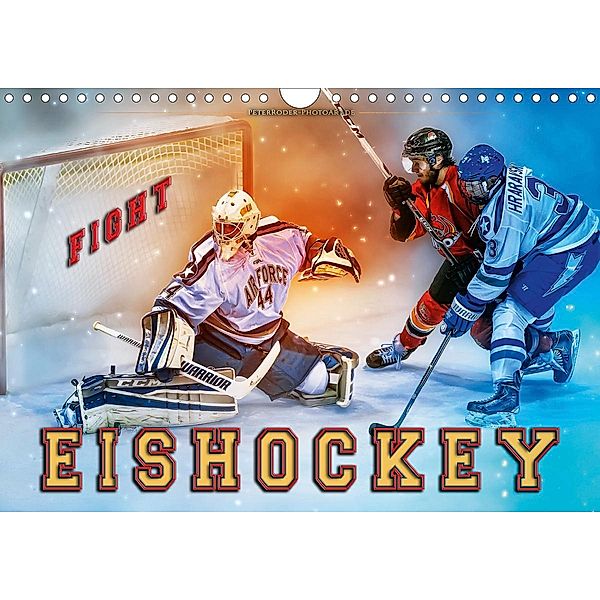 Eishockey - Fight (Wandkalender 2020 DIN A4 quer), Peter Roder